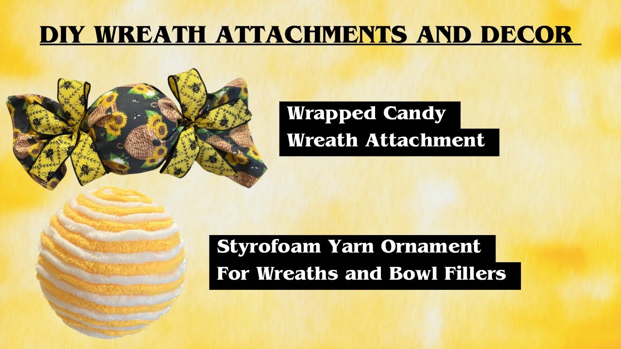 Let’s Make Some Fun and Easy Wreath Attachments |Crafting with Hard Working Mom |How to DIY