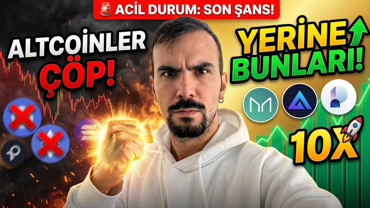 🚨 ACİL! 10X POTANSİYEL: Bu Altcoinler &Ccedil;&Ouml;P OLUYOR! Yerine BUNLARI İŞARET ETTİ 🚀