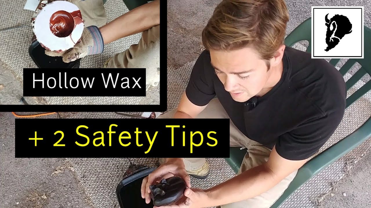 How to Make a Hollow Wax Sculpture (Wax Pour) for Casting in Bronze - Melting Microcrystalline
