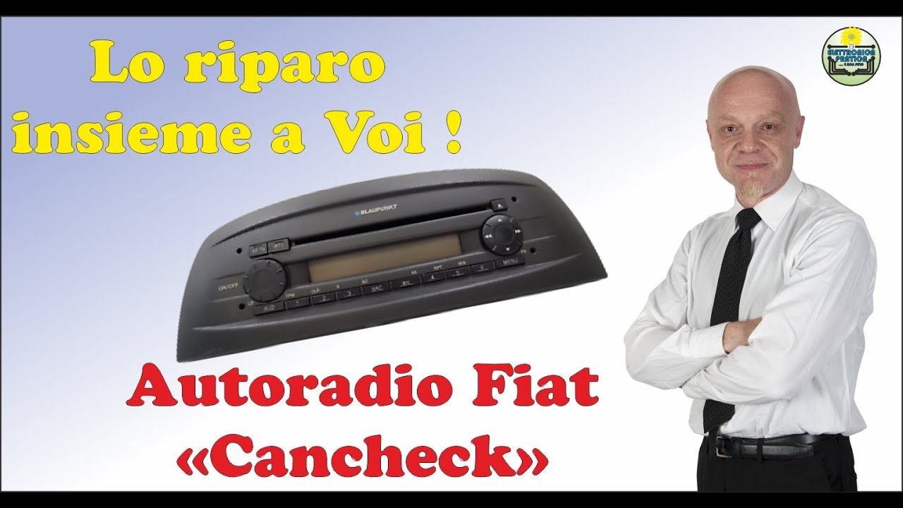 Autoradio Fiat Punto con scritta 