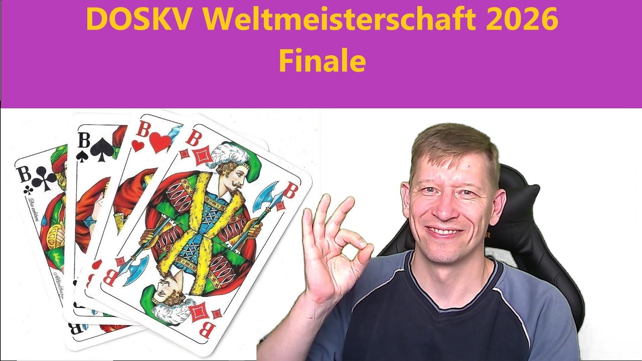 Livestream 2026 Weltmeisterschaft Finale Serie 1 vom DOSKV !!!