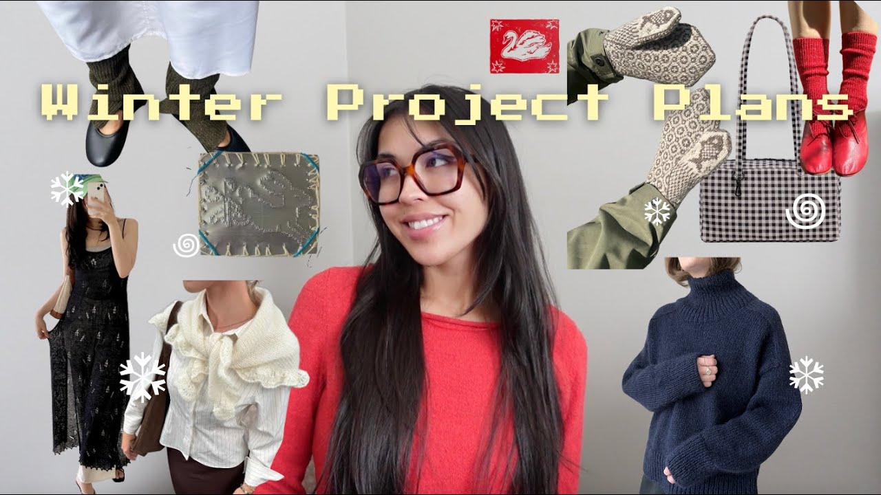 Winter Project Plans  (& travel plans!)  ⋆⁺₊❅。cozy crafts, knit, crochet, & sew inspo
