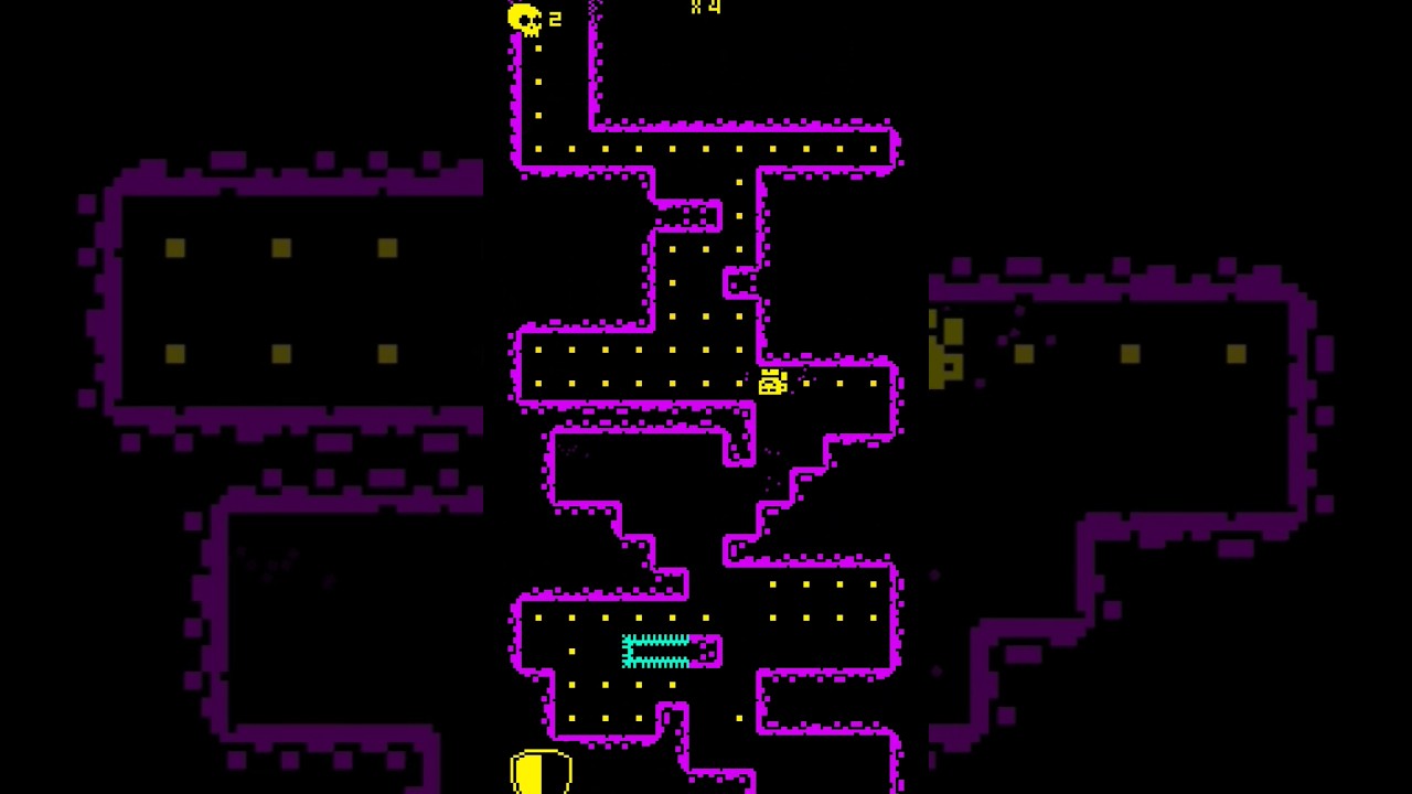 Tomb of the mask collecting skulls Arcade mode 