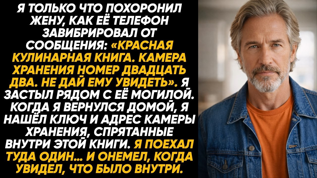 Я только что похоронил жену и тут её телефон: «Красная поваренная книга. Бокс 22». Я оцепенел тут же