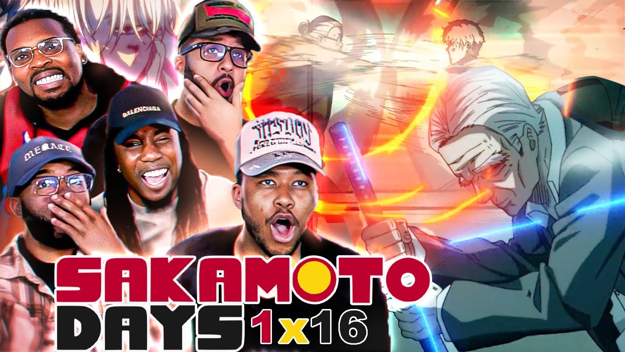 Slur Wreaks Havok в JAA! Sakamoto Days, 16 серия [РЕАКЦИЯ]