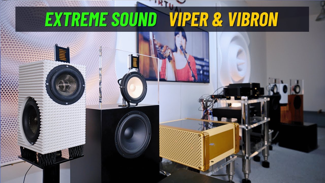 Mini Bookshelf VIPER speakers Insane Sound & Vibron Update