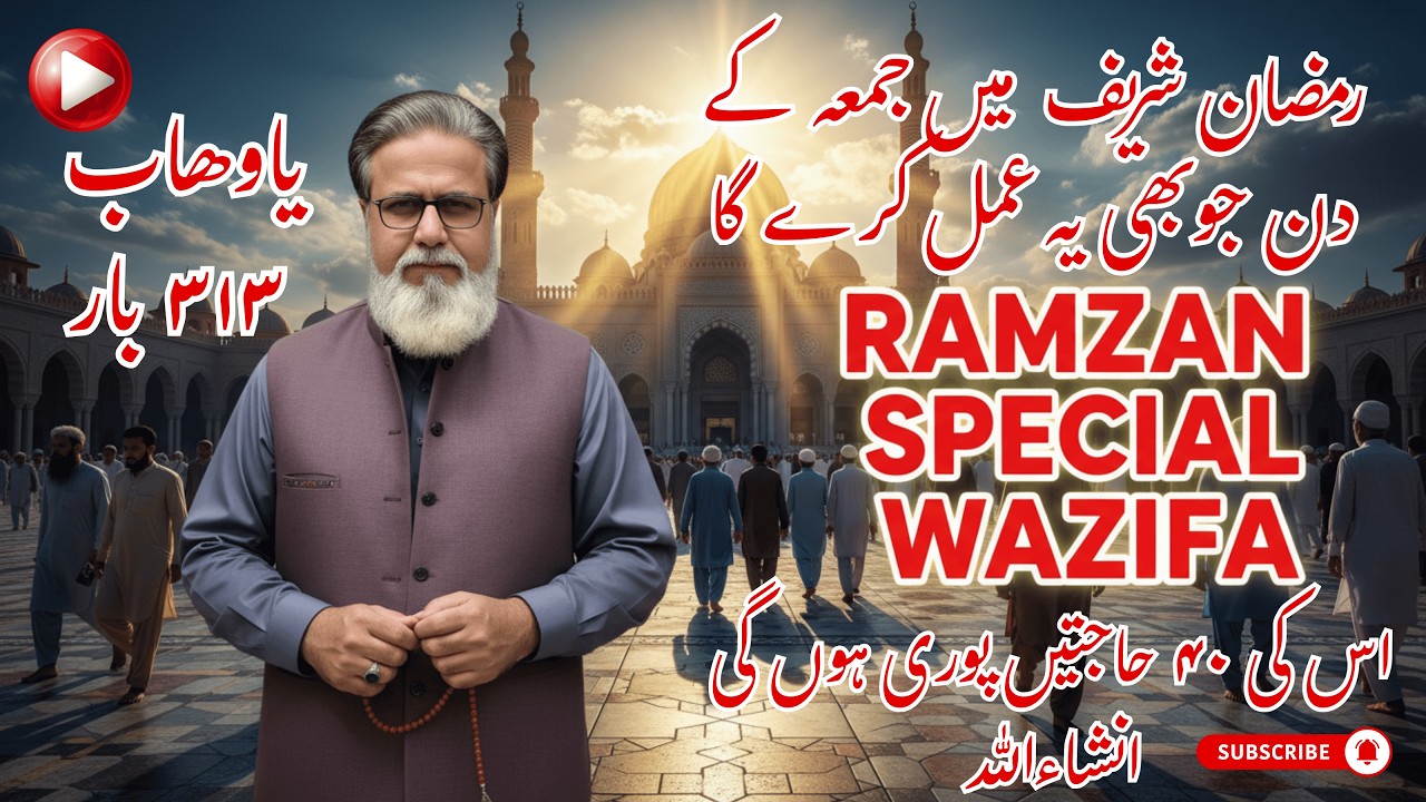 Ramzan Shareef Main Juma K Din Jo Bhi Ye Amal Karay Ga Us KI 40 Hajten Puri Hoon Gi
