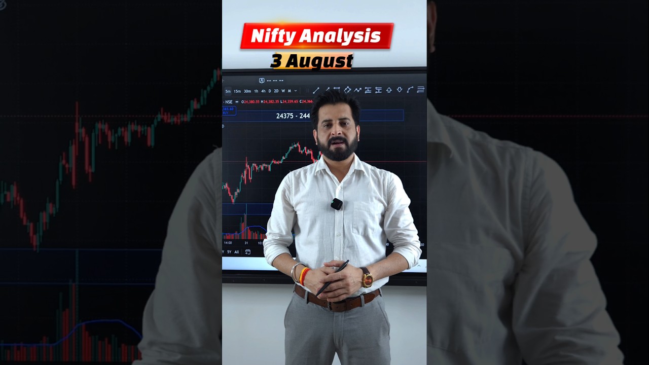 Nifty & Sensex Prediction for | August 3 | Market Analysis