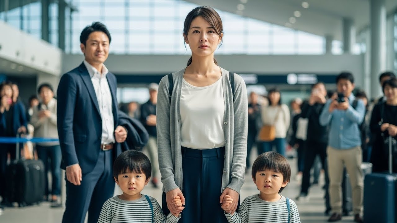 空港で笑う夫  - 妻子の海外逃亡 - 彼が知らない妻の”最後の置き土産”