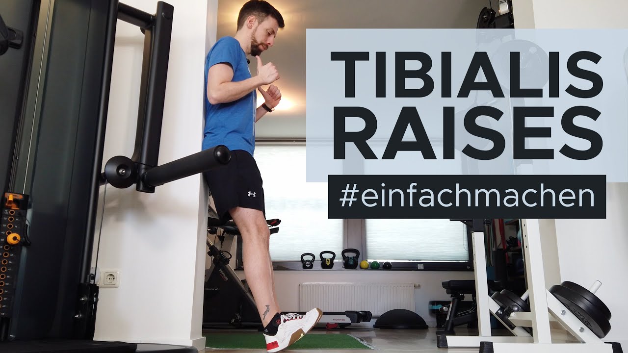 Starke Übung für die Schienbeine: die Tibialis Raises