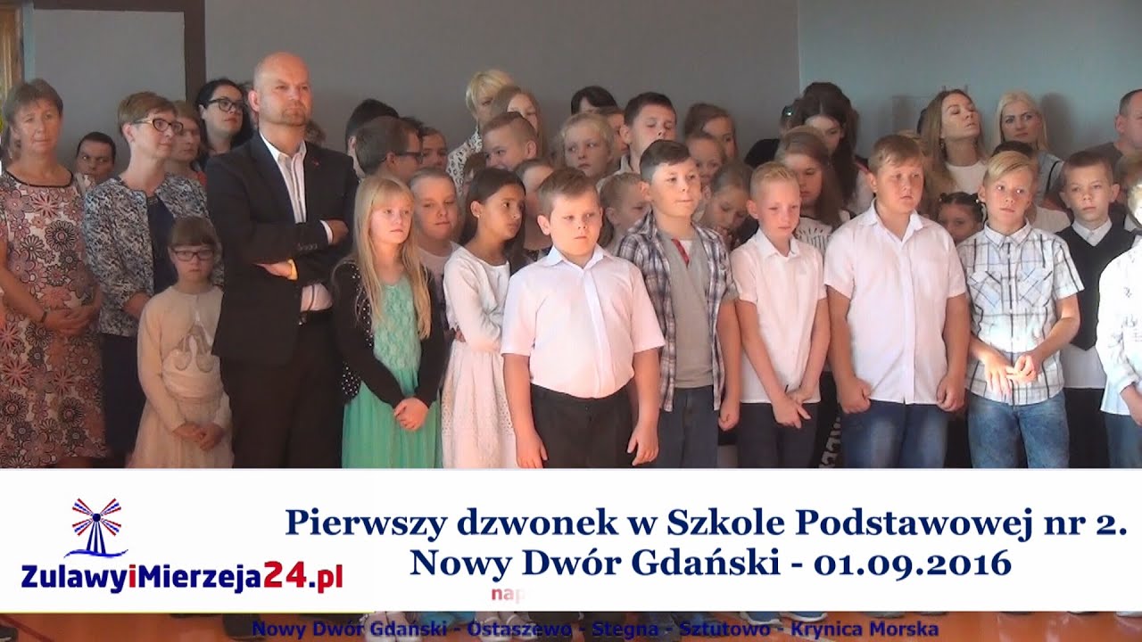 Pierwszy dzwonek w Szkole Podstawowej nr 2. Nowy Dwór Gdański – 01.09.2016