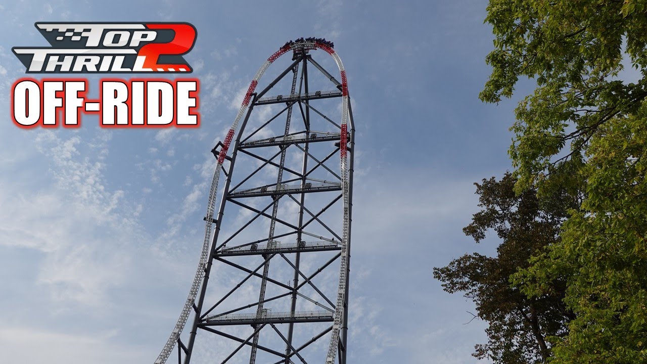 Top Thrill 2 Off-Ride Footage (60FPS), Cedar Point Zamperla/Intamin Strata Coaster | Non-Copyright