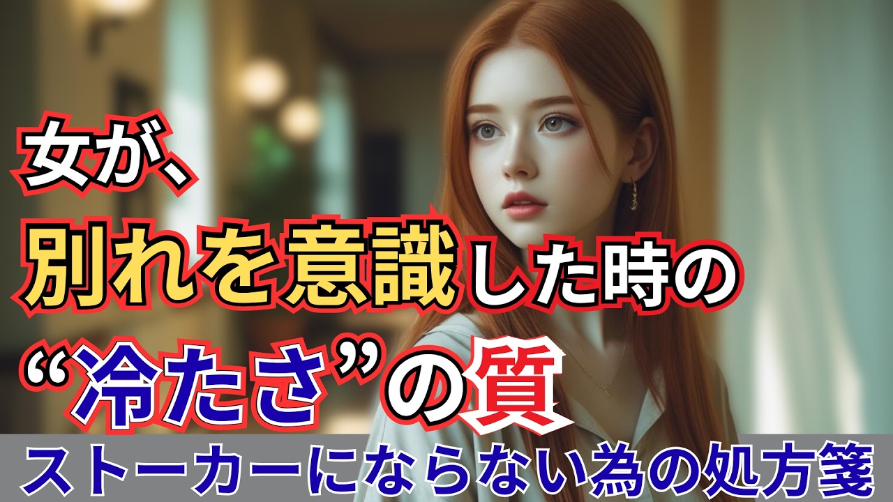 まだ終わりじゃない｜“冷たさの質”でわかる彼女の脈と挽回サイン｜惚れられた後の世界【恋愛心理学】【女心】片思い、両想い、両片思い、
