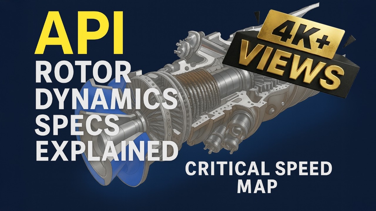 API Rotor Dynamics Explained 📈| Critical Speed Maps Made Simple 🔍
