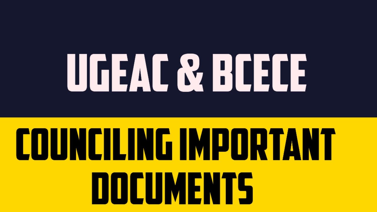 important documents For BCECE (le) || BCECE (UGEAC) Counciling 2022 #bcece #akupatna #bcecele