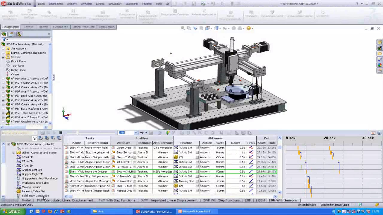 Event Based Motion Simulation Capabilities