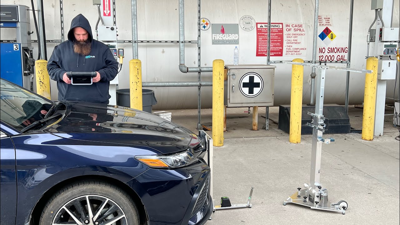 How to Setup Windshield Camera Recalibration Stand in 60 Secs  CarCalExperts EZCAL 1.0  ADAS STAND