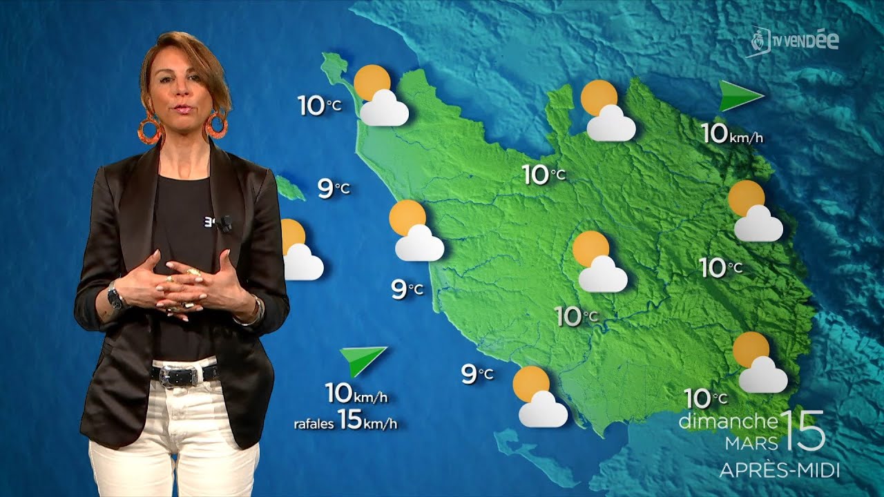 La météo de la Vendée du 15 mars 2026 : un dimanche ensoleillé mais frais