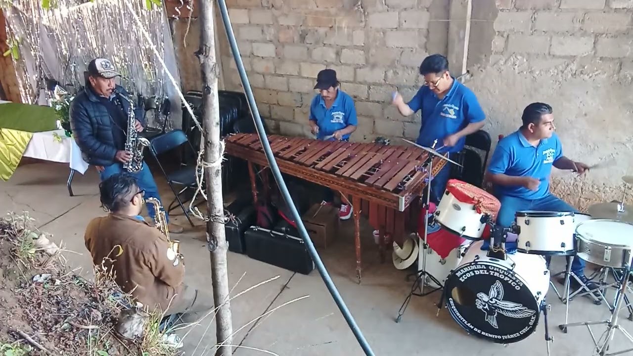 Marimba orquesta ecos del trópico en cuyamecalco villa de Zaragoza 28/12/25