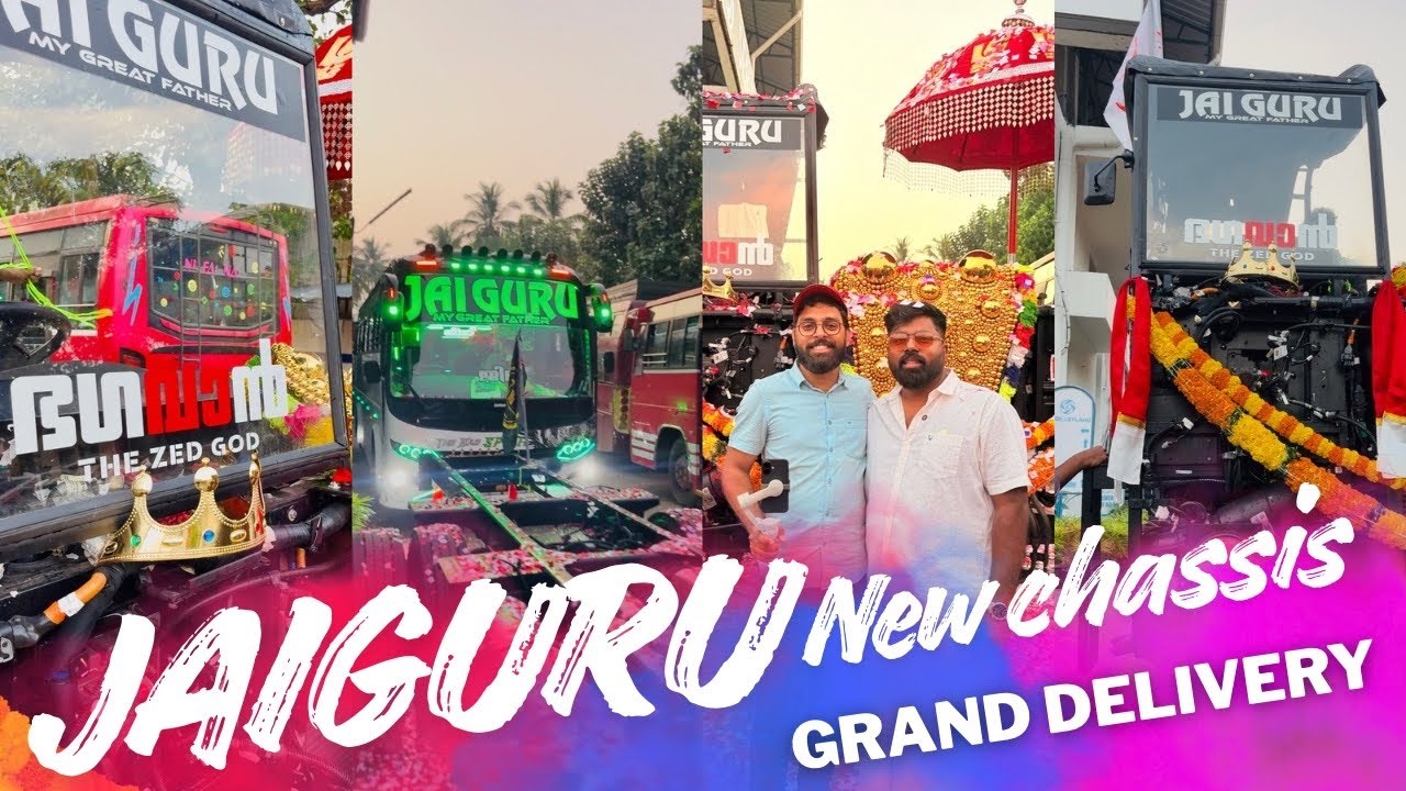 BHAGAVAN DELIVERY🔥📈| Jai Guru holidays New chassis | Happy bday sujithettan | Grand delivery 