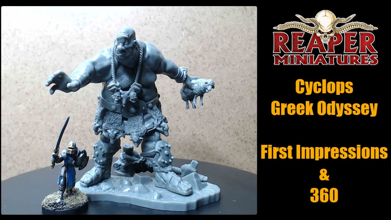 Reaper Miniatures, Cyclops, Greek Odyssey, D&D
