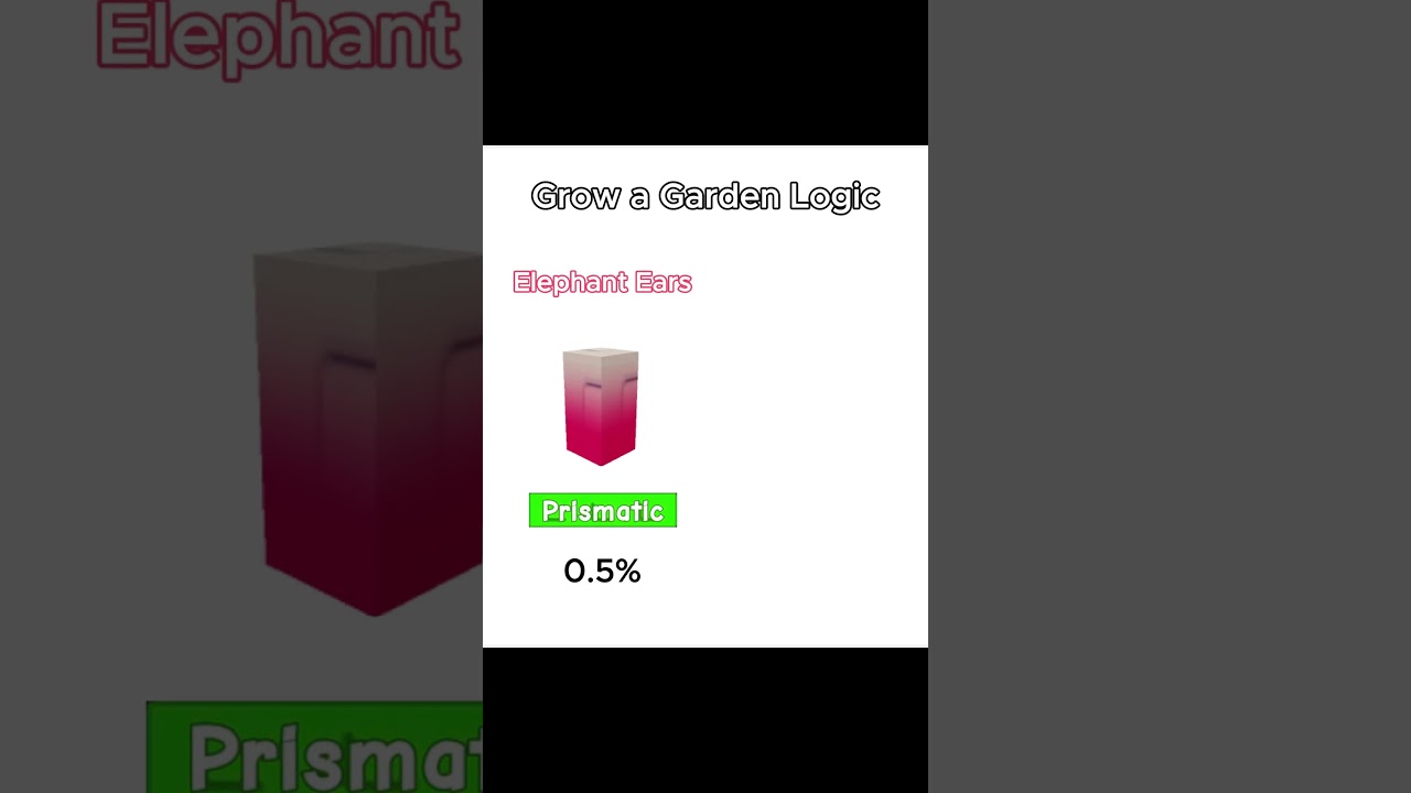 🌱 ELEPHANT EARS (0.5%!!) vs VENUS FLY TRAP (0.01%😱) | Grow a Garden