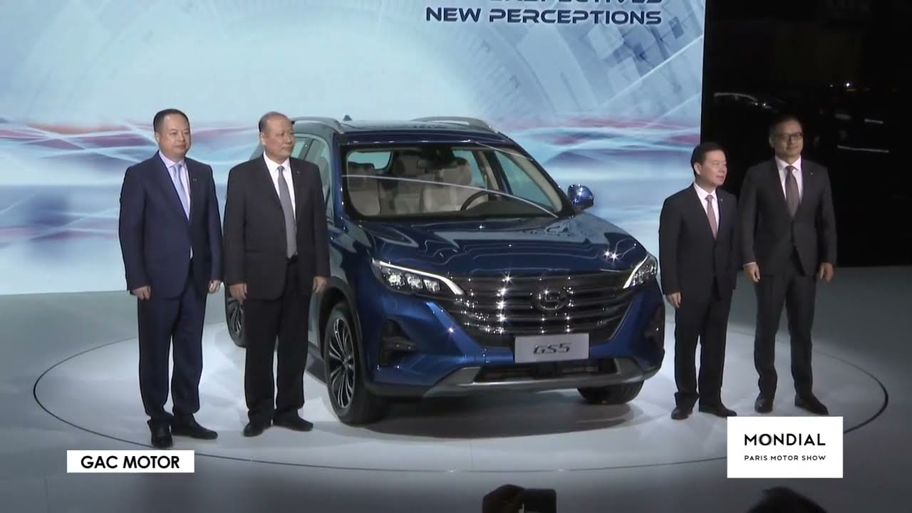GAC Motor Press Conference at the Paris Motor Show 2018