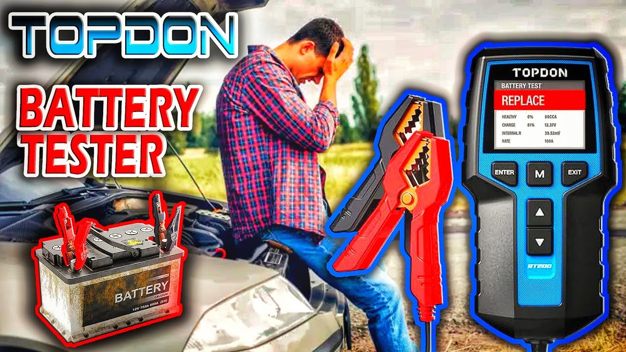 MAI PIÙ A PIEDI! 😉👌 TESTER BATTERIA 🔋 TOPDON BT100