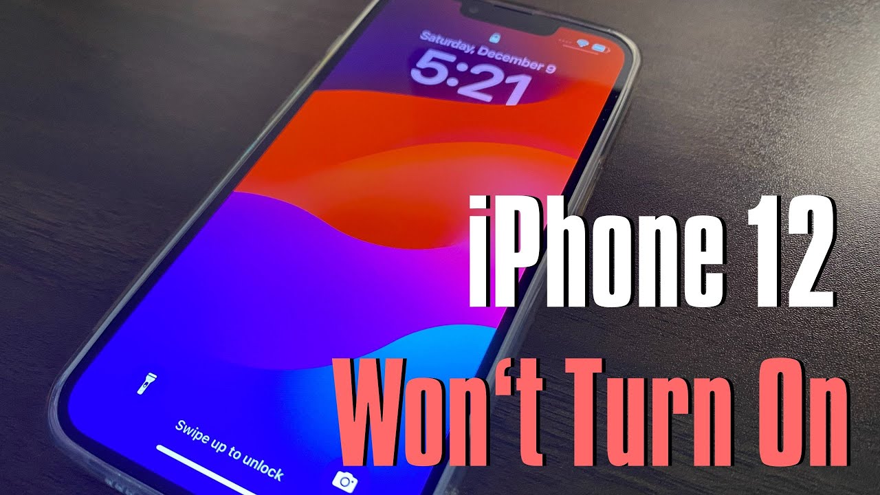 My iPhone 12 Won't Turn On | Suddenly Turn Off, Black Screen, Not Turning On or Charging