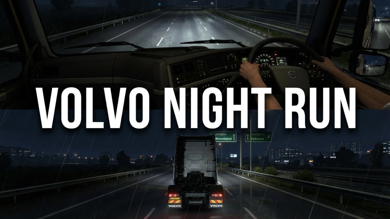 VOLVO Truck Takes On Night Delivery From Ahmedabad to Vadodara?