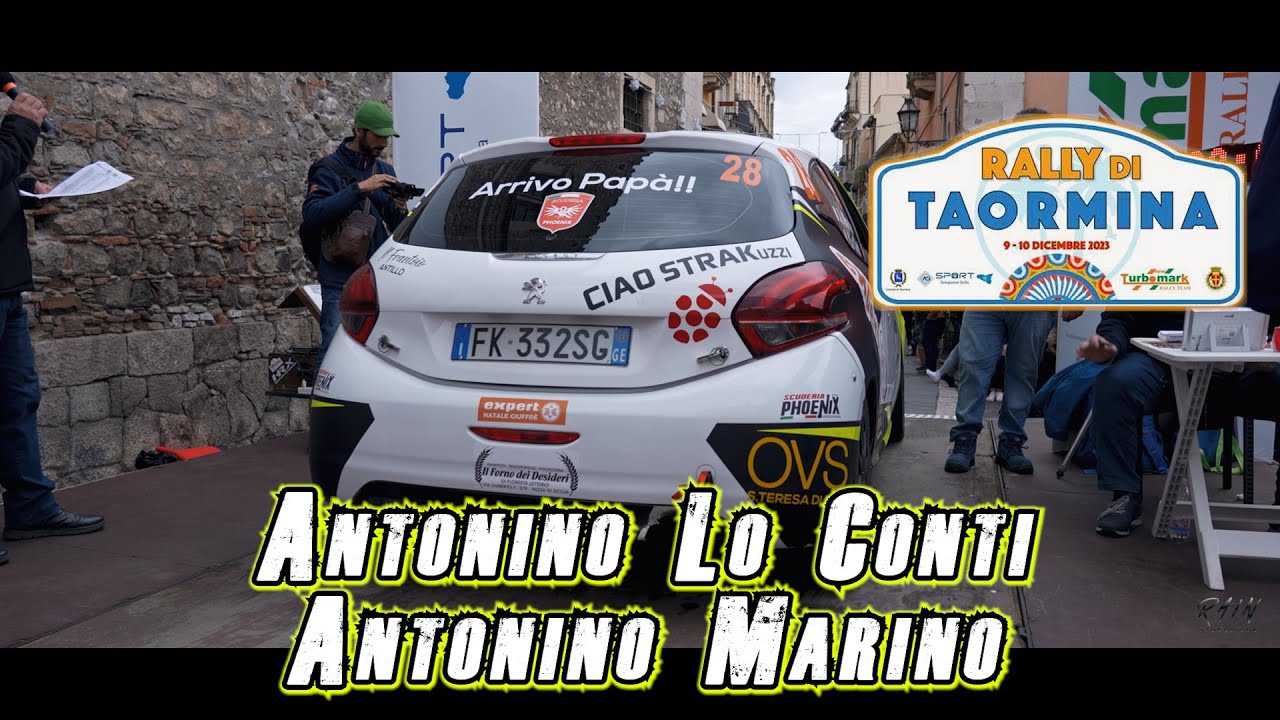 Rally di Taormina 2023 - Antonino Lo Conti/Antonino Marino (Peugeot 208)
