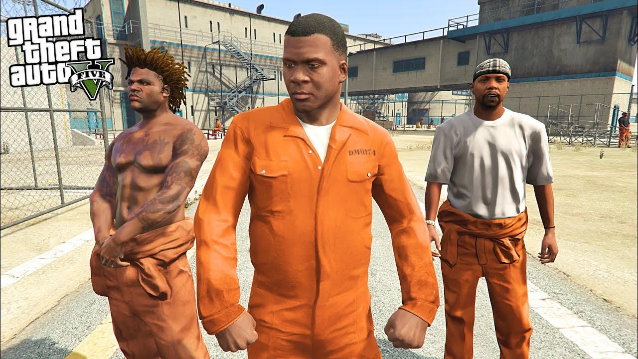 FRANKLIN GOES TO PRISON IN GTA 5!!!