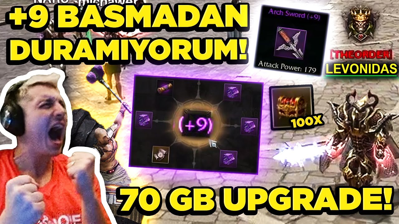 ÖNCE KRAL SONRA BABA OLDUM! ÇOCUĞUN RIZKINI DEMİRCİDE YİYORUZ 8V8 PK +9 UPGRADE LEVO RISE ONLINE