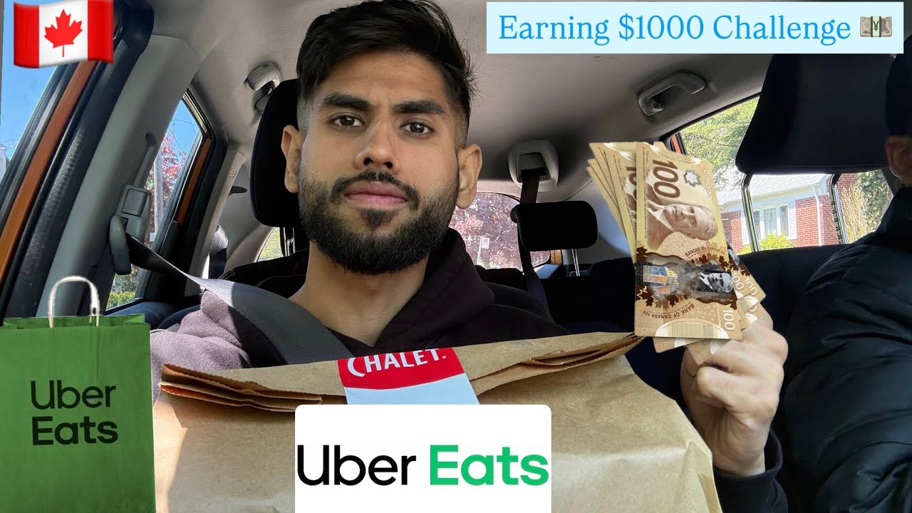 Earning $1000 doing uber eats | Day 1 | UBER SERIES  | Can we earn $1000 from uber eats | 🇨🇦|