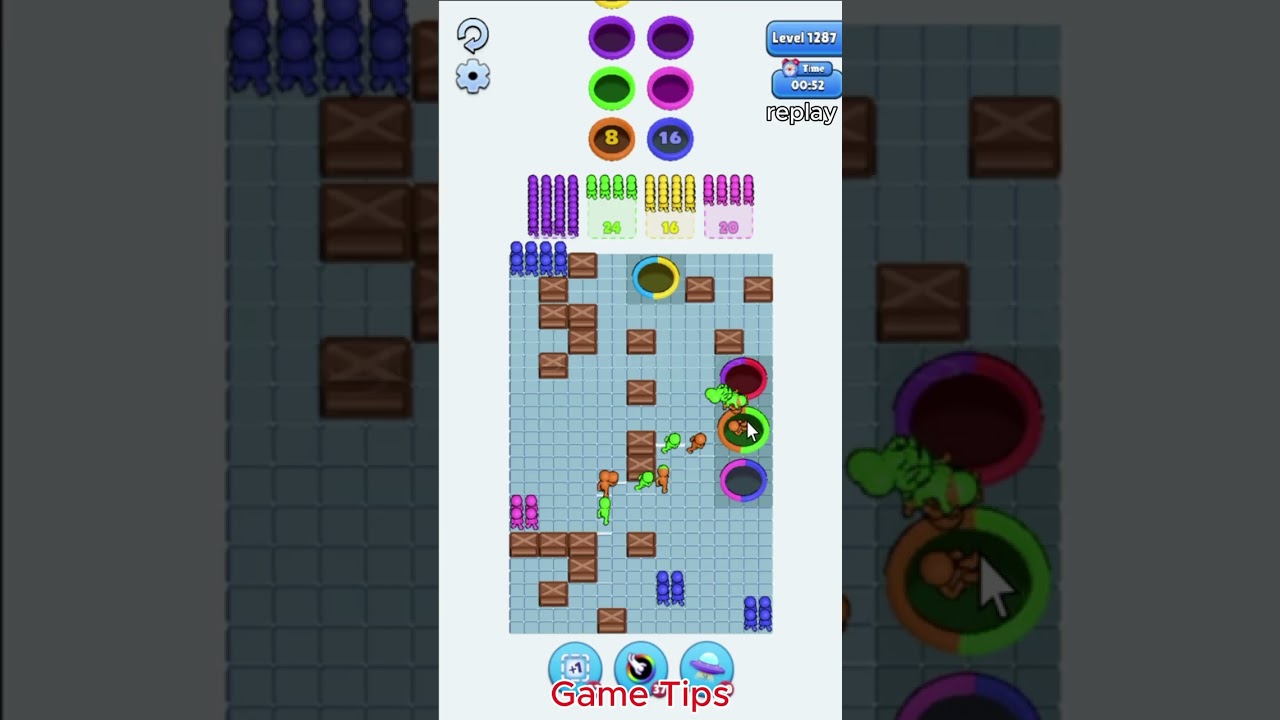 Hole People level 1287 Solution Walkthrough