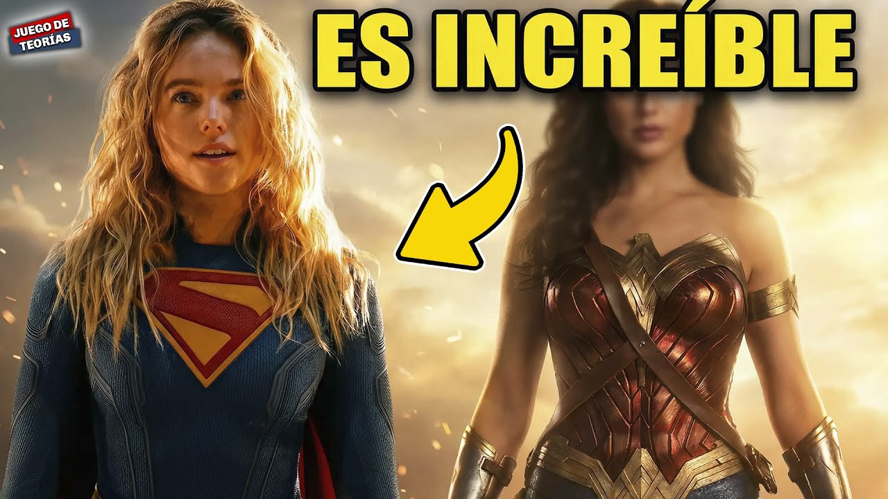 Nuevo traje de Supergirl 🔥 y el cameo de Wonder Woman que prepara Superman 2