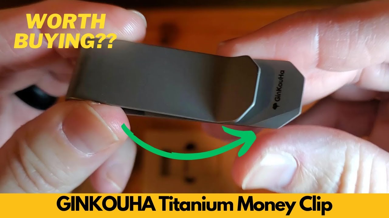 GINKOUHA Titanium Money Clip, Cash Clip Minimalist Wallet Credit Card Holder Metal - Worth It?