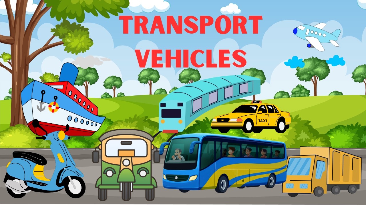 Transport Vehicles Names!Transport Vehicles for kids!Educational Kids Video!Vehicles For Kids#kids