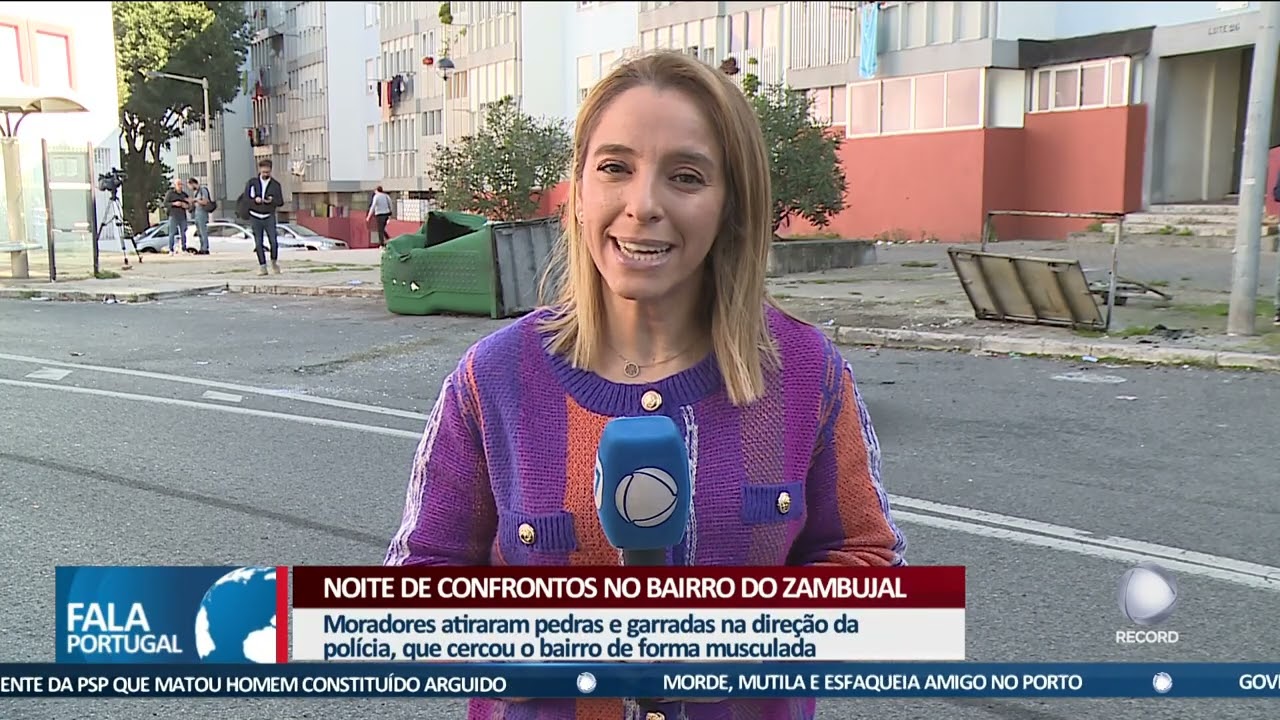 Noite de confrontos no Bairro do Zambujal