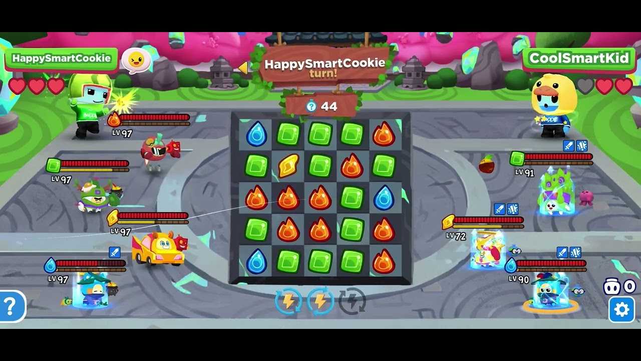 Battling my brother on Boddle!