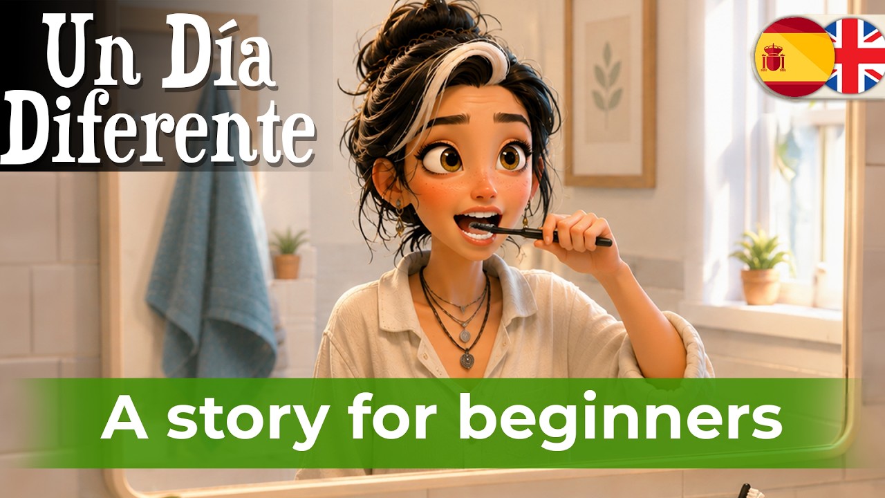 START to UNDERSTAND Spanish with Simple Story (A1-A2) - Un d&iacute;a diferente