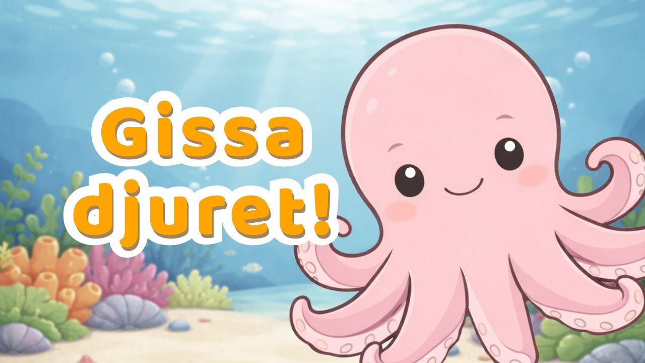 Gissa djuret 🐬 | Djur i havet | Svenska barn