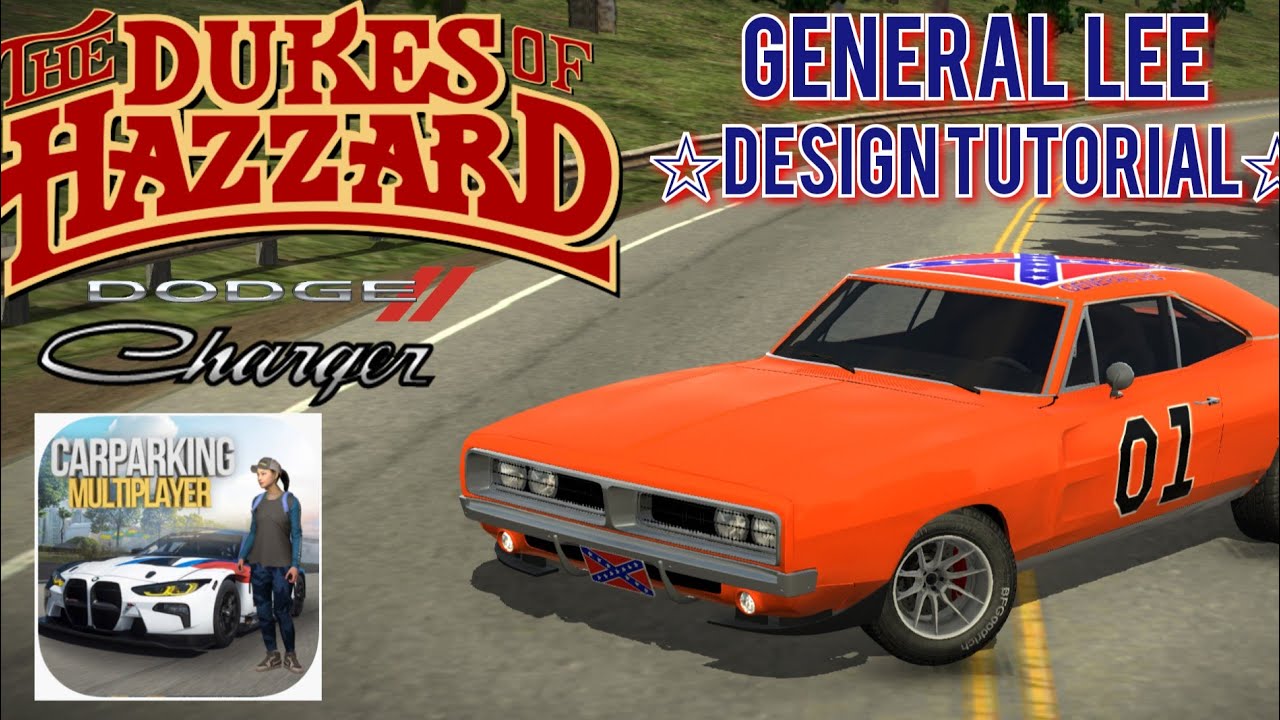 How to build the General Lee from The Dukes of Hazzard, in Car Parking Multiplayer!