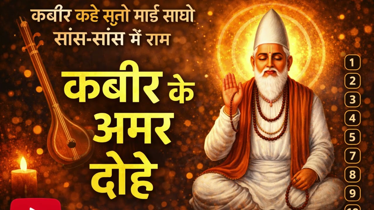 साँस-साँस में राम | कबीर के 11 अमर दोहे | Kabir Ke Dohe | Sant Kabir Wisdom