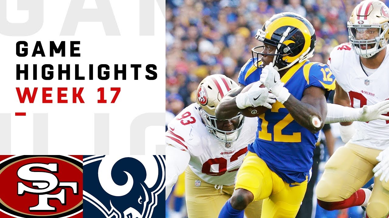 49ers vs. Rams Week 17 Highlights | NFL 2018