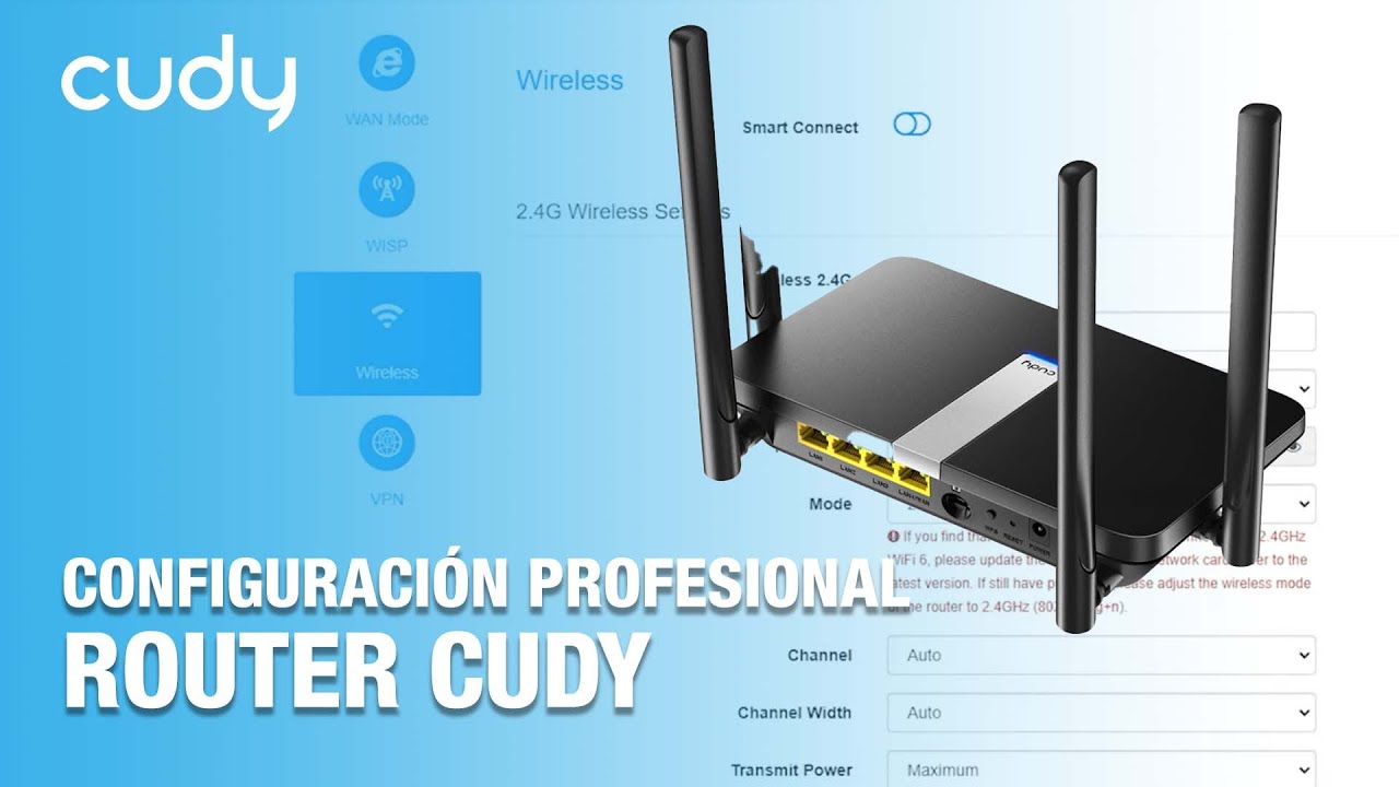 Configuración Detallada del Router: Guía Paso a Paso para una Conexión Perfecta - CUDY | By Demes