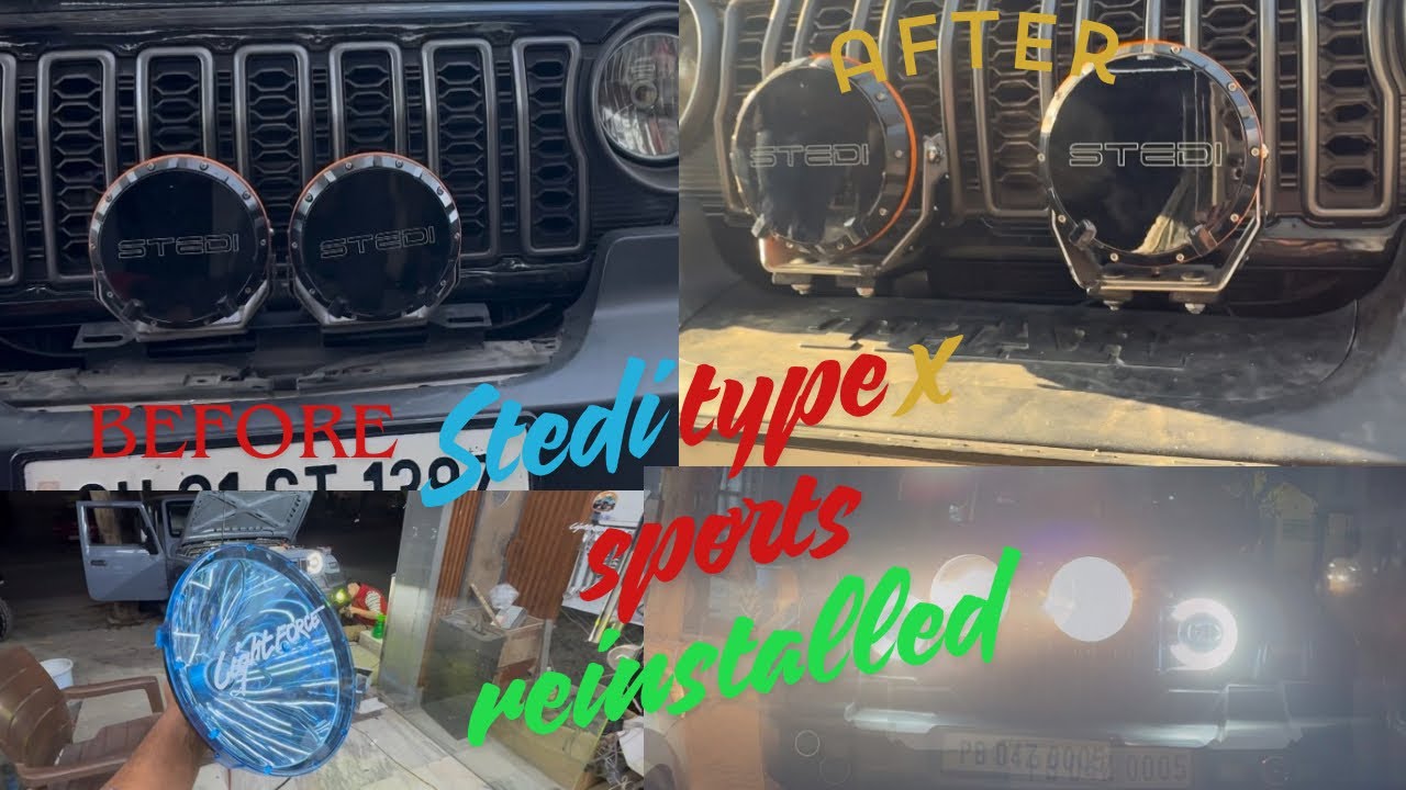 Stedi reinstalled on THAR type X sports // customer from Chandigarh quailty work done by our team…