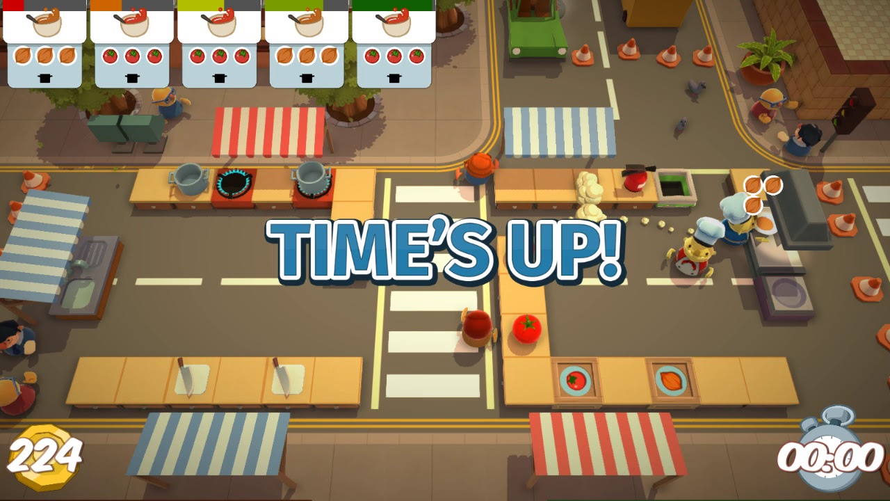 『Overcooked!』全三星通關!