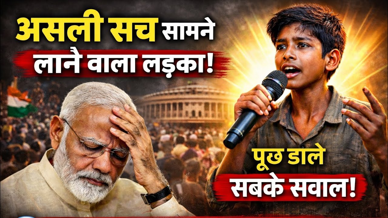 जब एक बच्चे ने प्रधानमंत्री Narendra Modi से सच पूछा… पूरा मैदान हो गया शांत moral story 