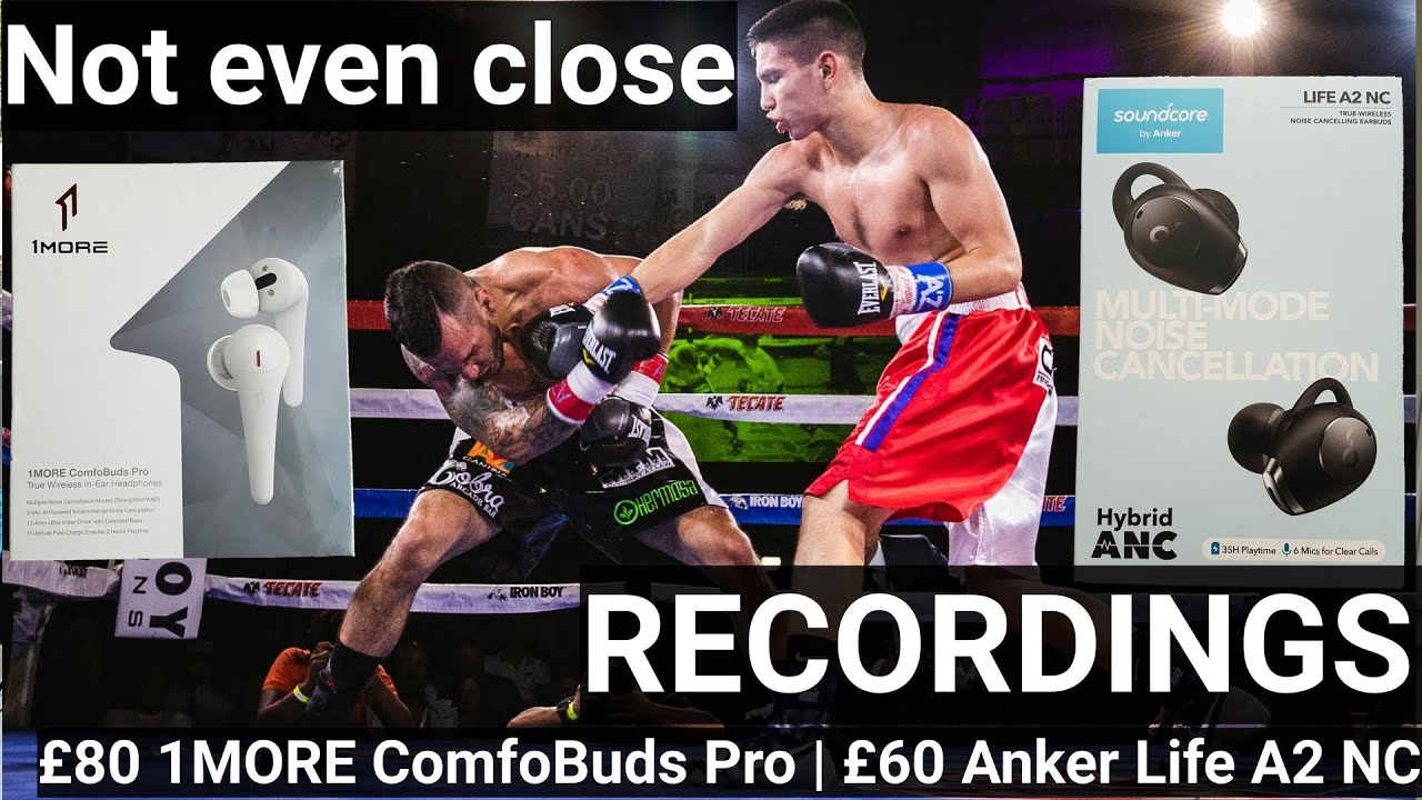 Sound demo: 1MORE ComfoBuds Pro vs Anker Life A2 NC. Music | ANC | Microphone recordings. Listen Now